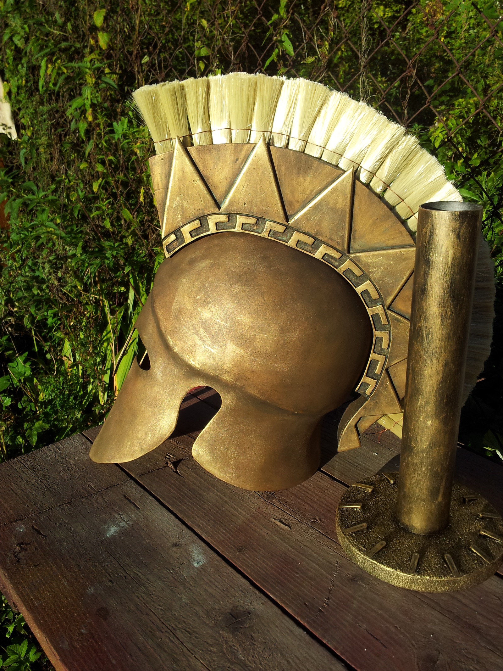 And again a helmet of the Corinthian type. - My, Pepakura, Papercraft, With your own hands, , Longpost