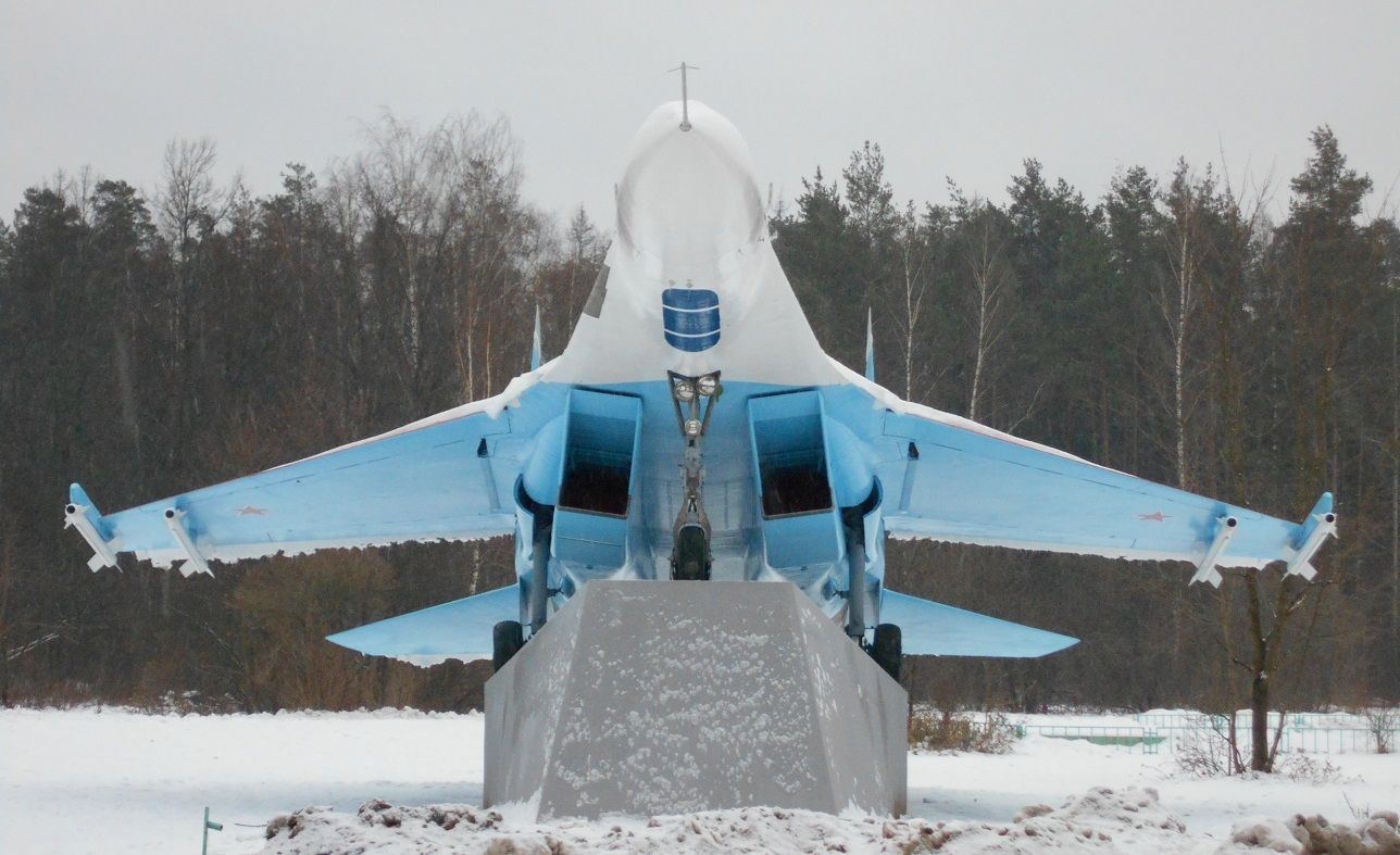 Истребитель Су-27 в Черноголовке - Моё, Московская область, Самолет, Су-27, Истребитель, Памятник, Техника, Авиация, Фото