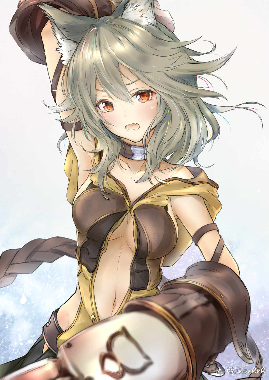 Granblue fantasy - Anime art, Anime, Sen, Granblue fantasy, Animal ears