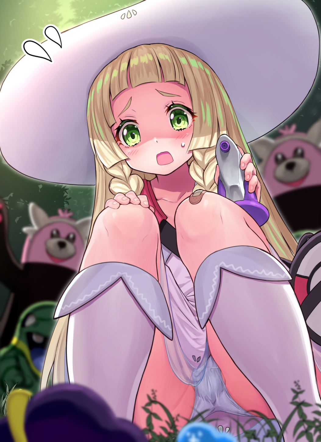 Lillie. - NSFW, Anime, Anime art, Pokemon, Pokemon sm, 