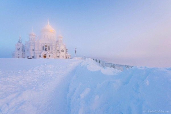 Пермский край, Белогорский монастырь - Архитектура, Россия, Монастырь, Зима, Природа России, Длиннопост