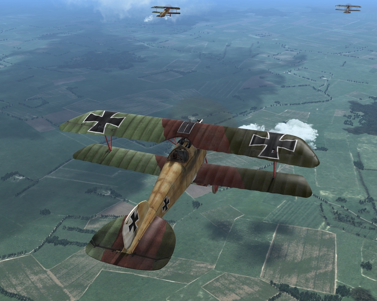 I wonder if anyone here can identify flight simulators from these screenshots? - My, Flight simulator, Airplane, Корея, The Second World War, World War I, Longpost