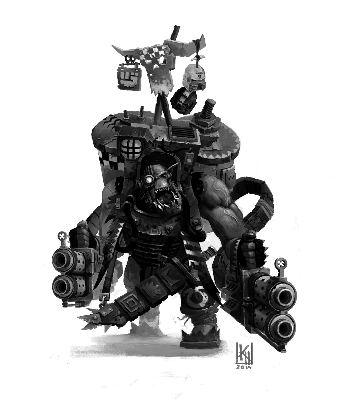 A small selection of art on Vakha - Warhammer 40k, , Orks, Orcs, Ultramarines, Art, Longpost