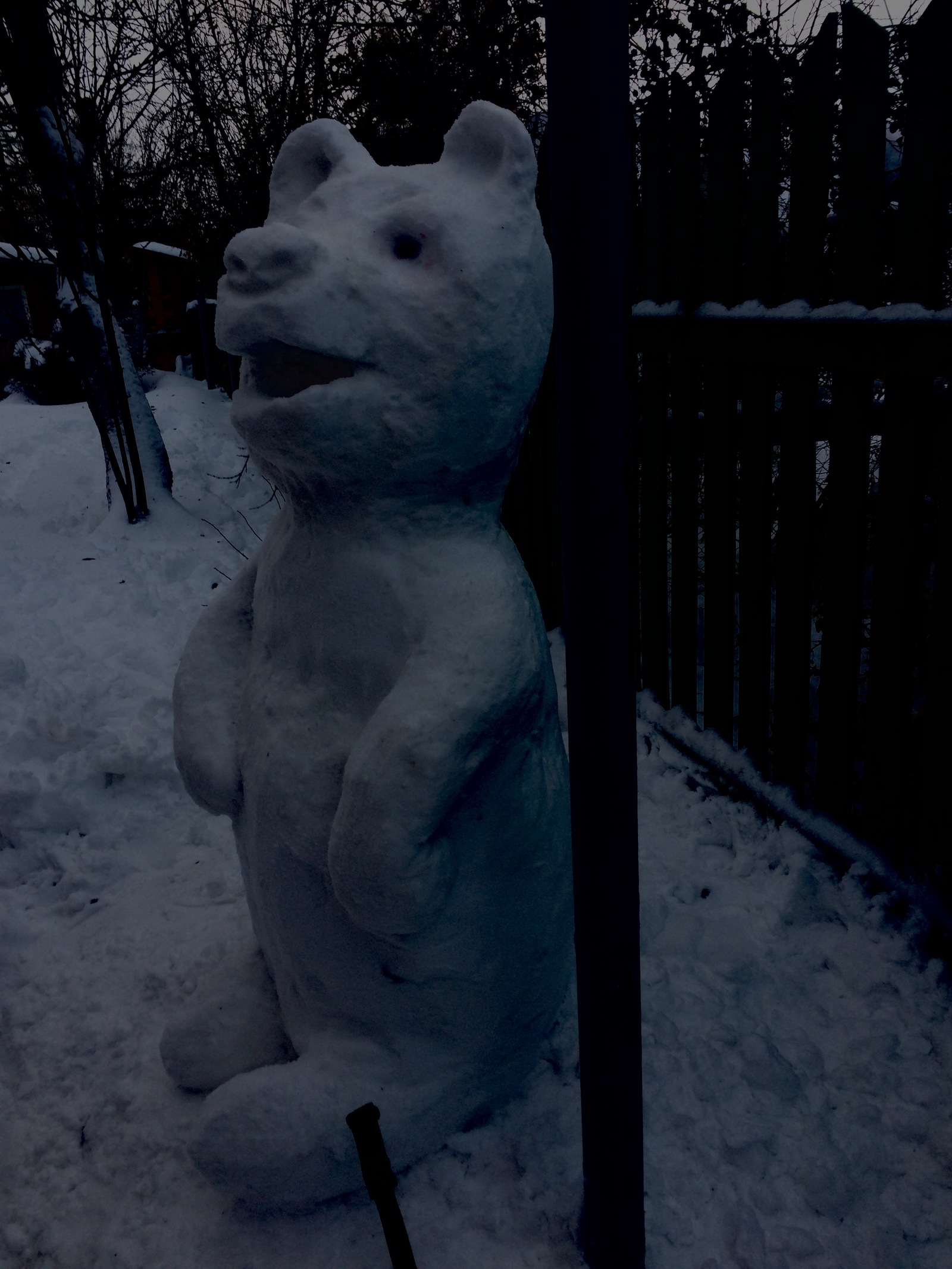 Ruski misha - My, snowman, Winter, The Bears