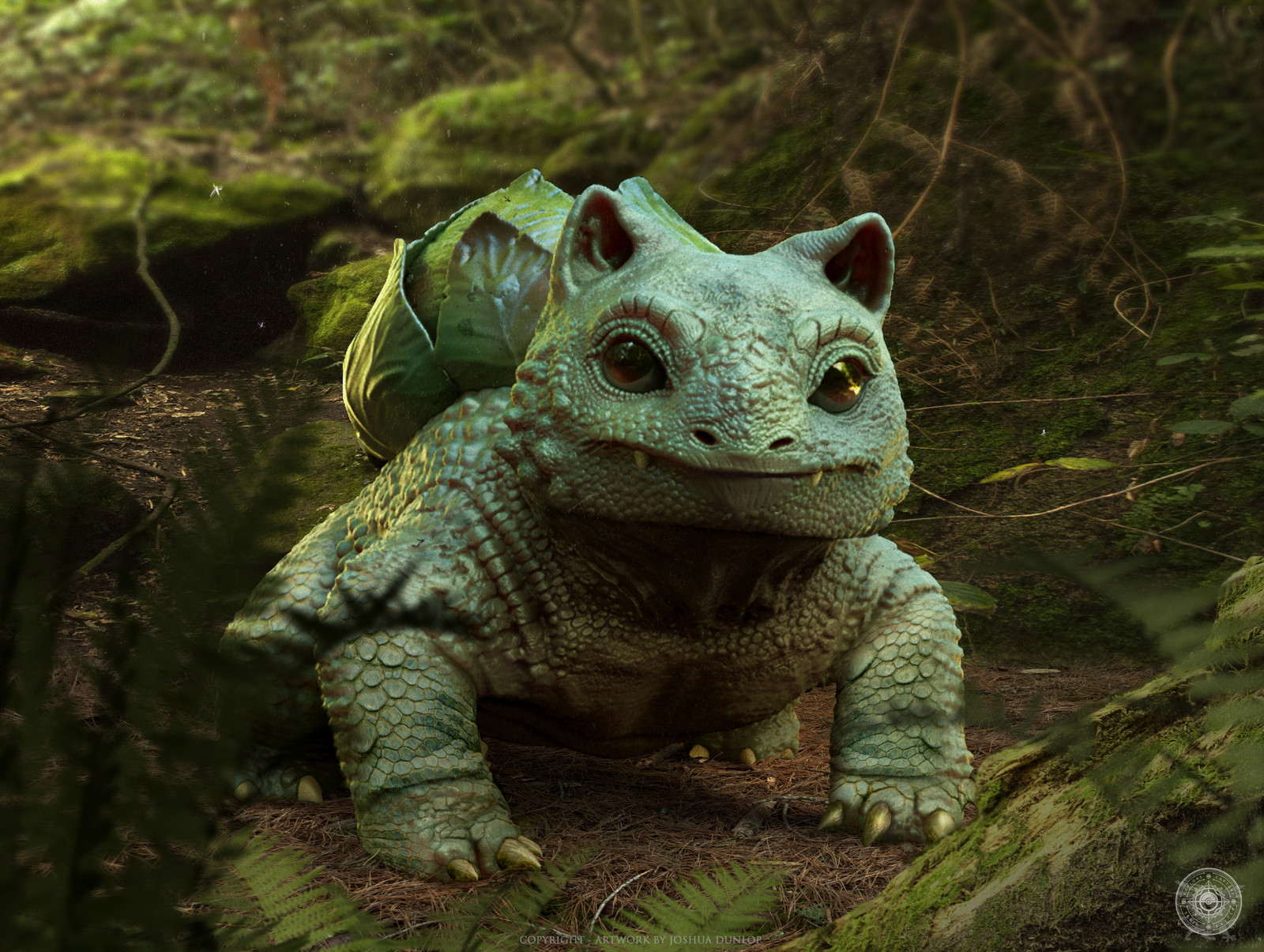 Realistic Pokemon by artist Joshua Dunlop. - Pokemon, Pokemon GO, 3D, Characters (edit), Art