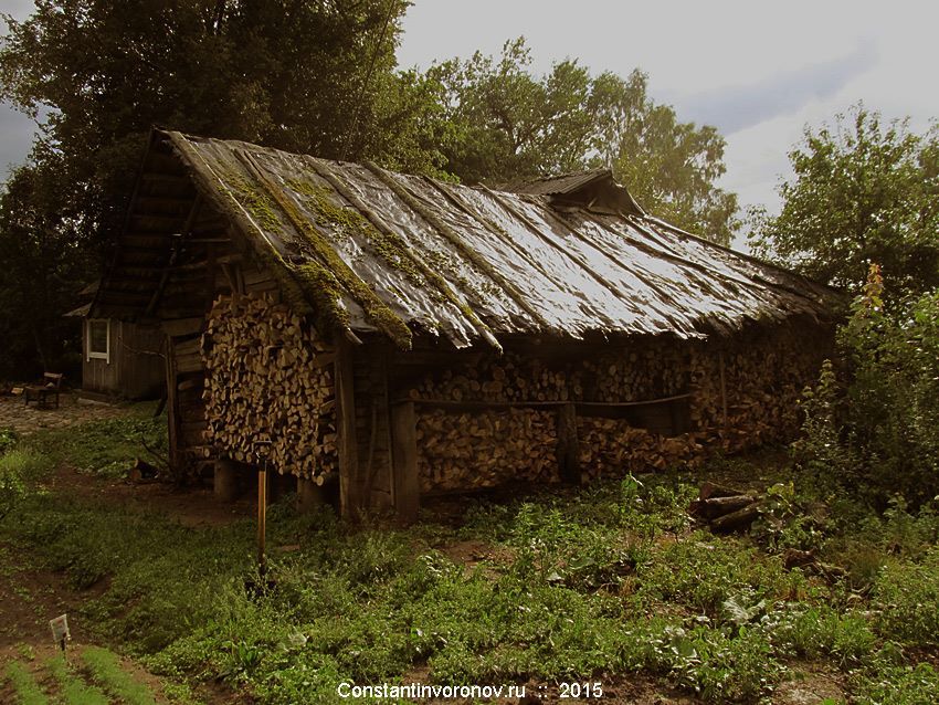 After the rain. - My, Barn, Village, The photo