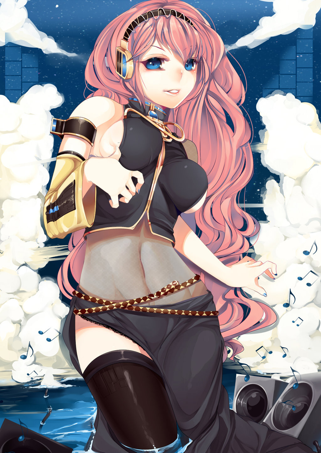 Megurine Luka - NSFW, Megurine Luka, Любимый вокалоид, Длиннопост, Anime Art, Vocaloid, Аниме