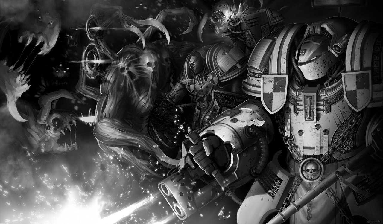 Grey Knights - Warhammer, Warhammer 40k, Gray knights, Art