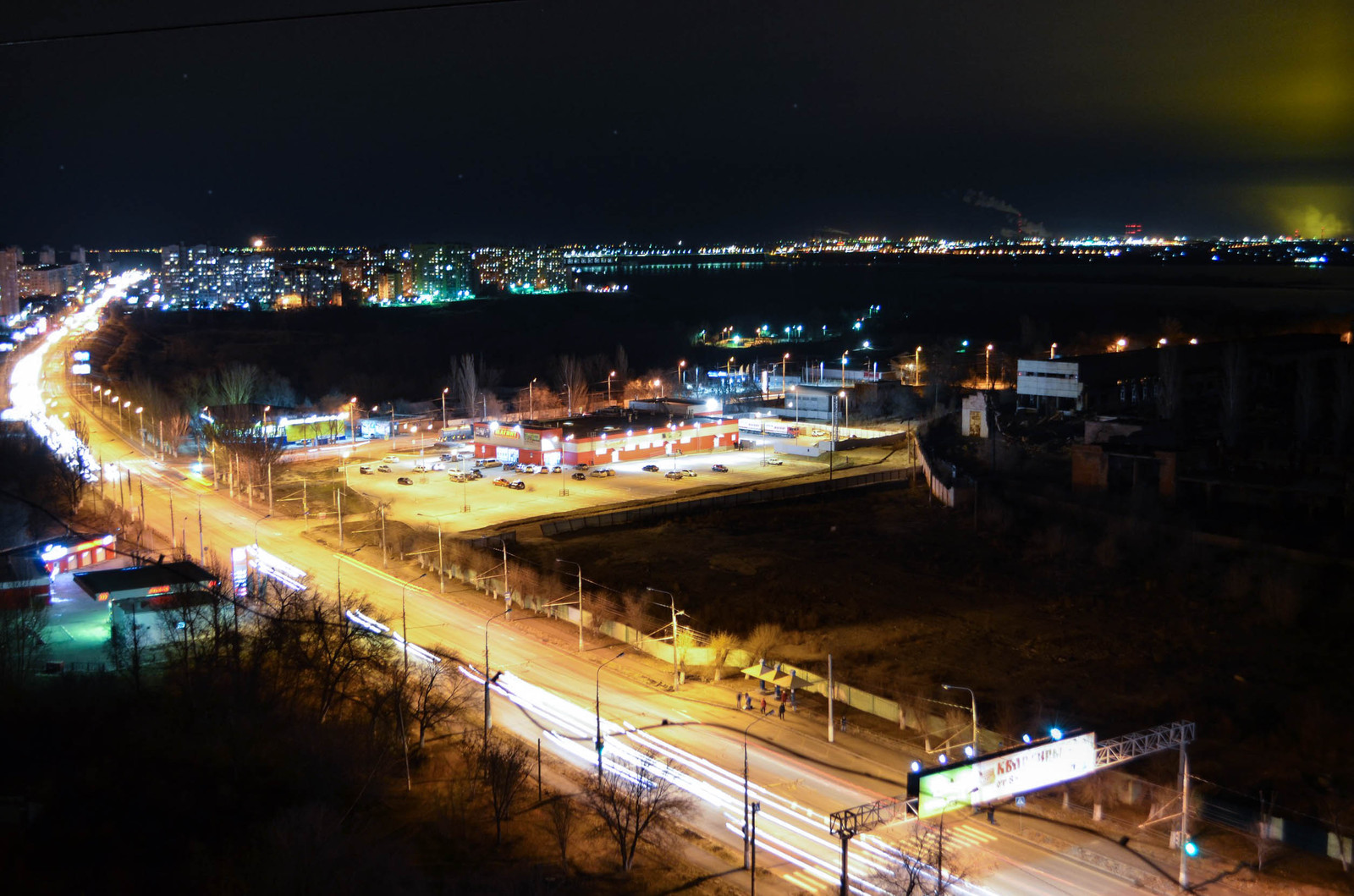 Вечерний Волгоград - Моё, Волгоград, Nikon d5100, Фото