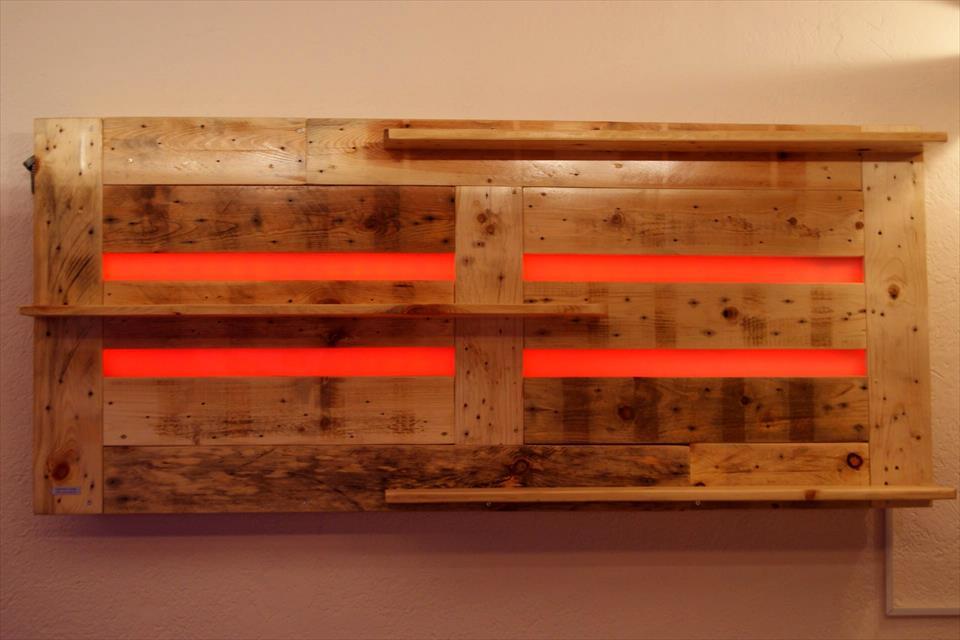 Pallet bar decor - Bar, Pallet, Craft, Longpost, Backlight, Pallets