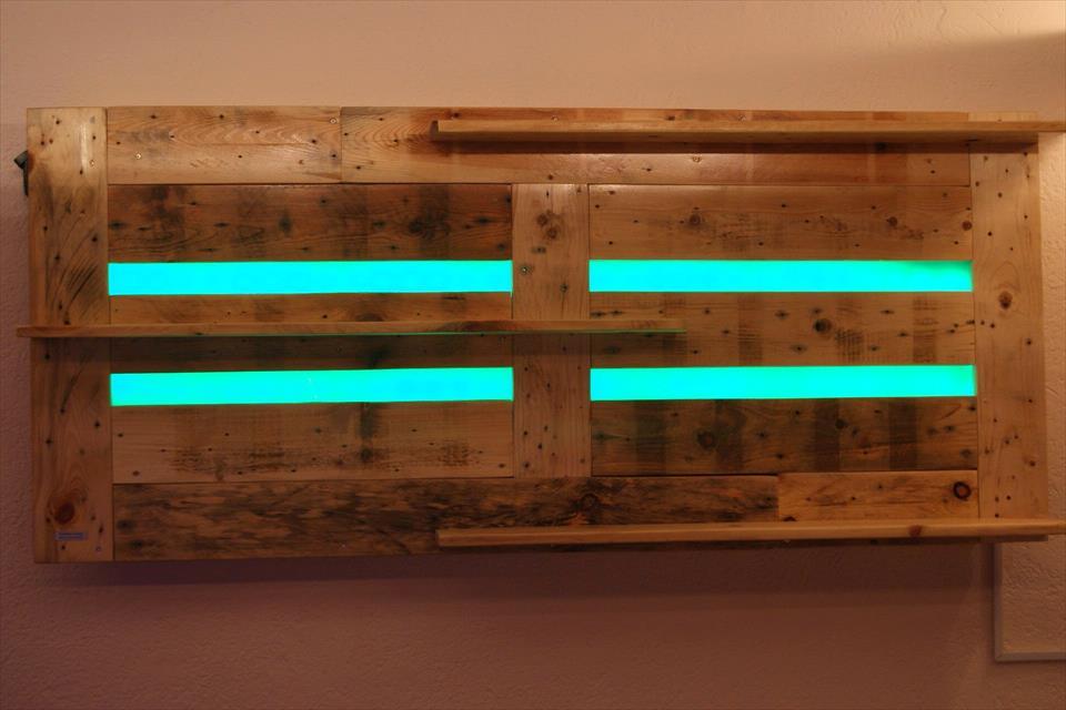 Pallet bar decor - Bar, Pallet, Craft, Longpost, Backlight, Pallets