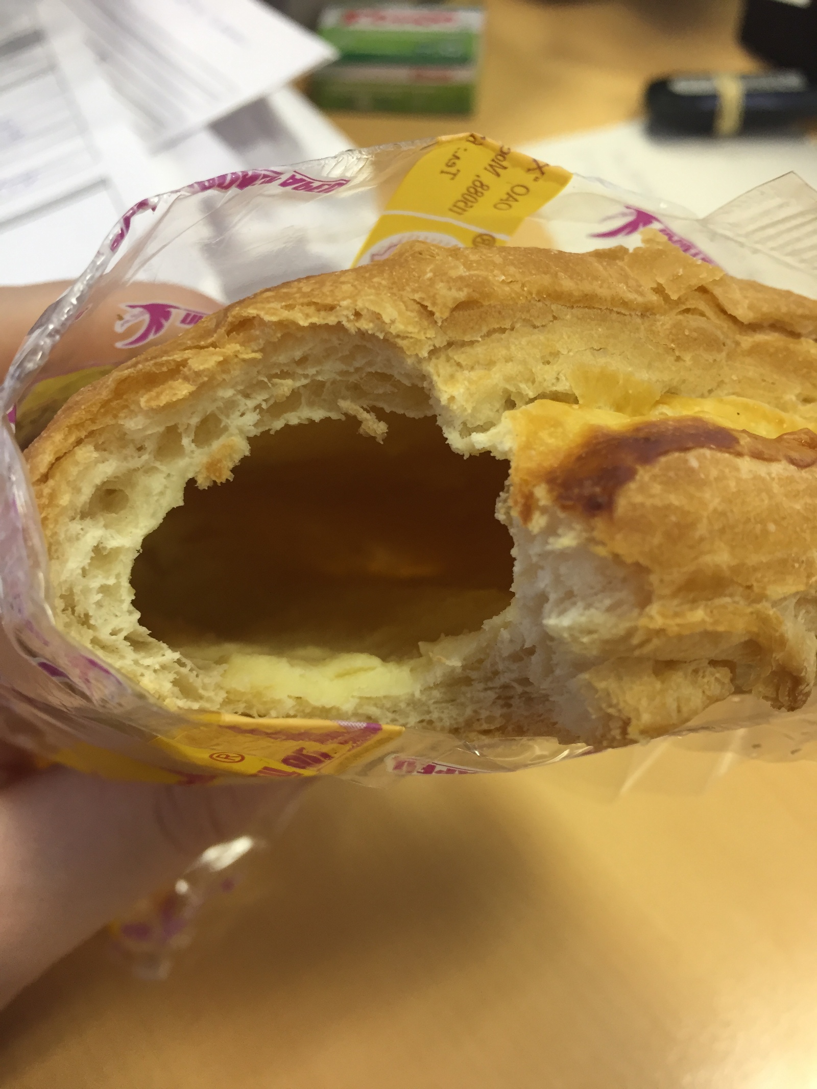 Delicious bun, but.... - My, Buns, Emptiness, Breakfast, Greed, Longpost