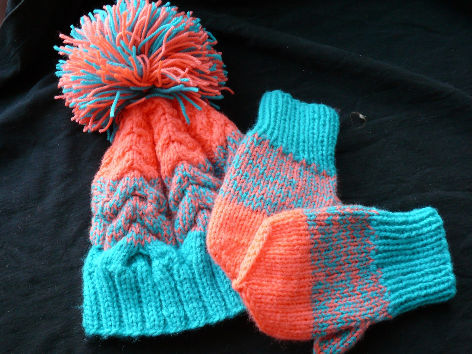 Winter - which means it's time to warm the kids) - My, Friday, Knitting, For children, Snood, Cap, Longpost
