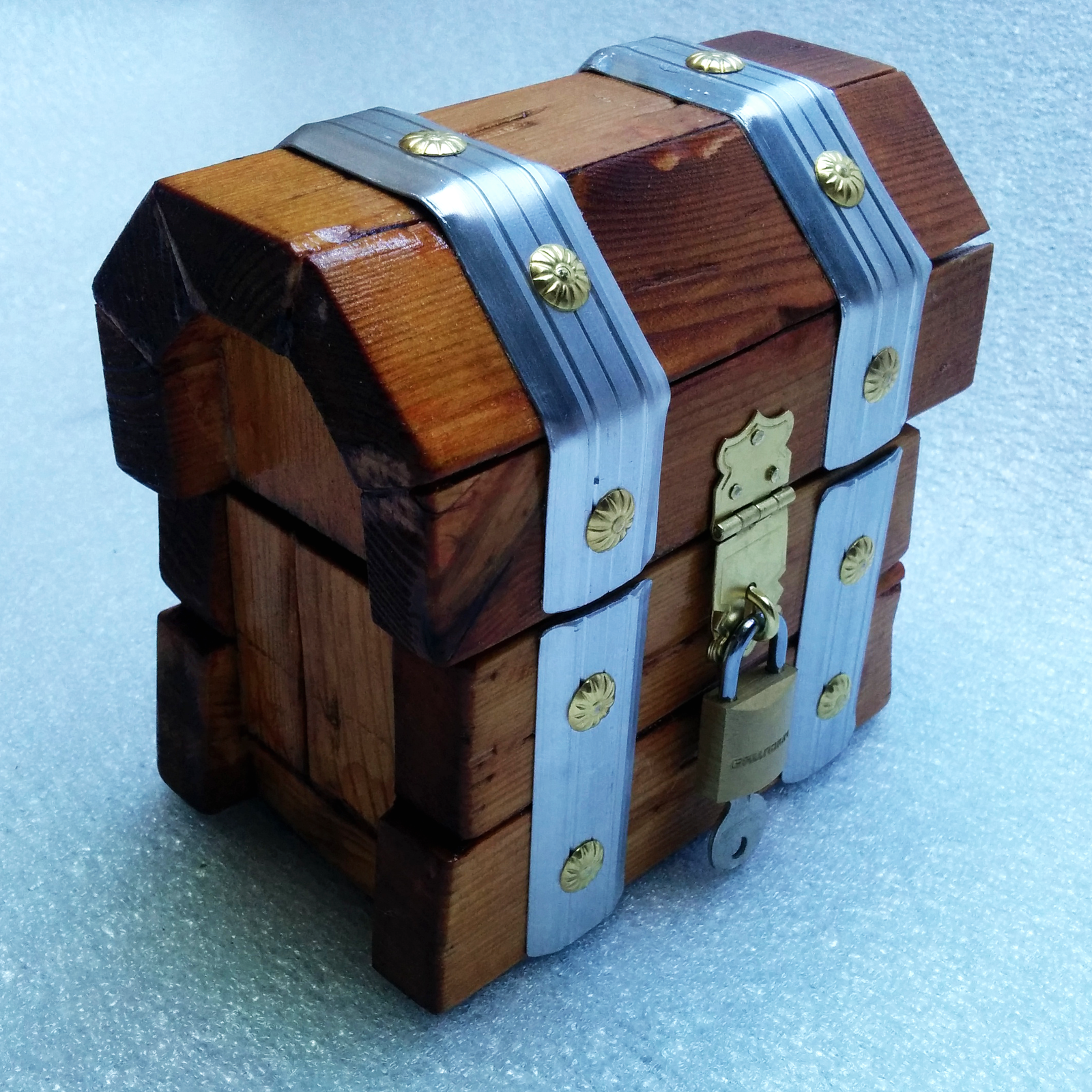 Chest for a friend. - My, Needlework, Presents, Friday, Box, Clash royale, Video, Longpost