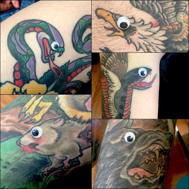 Tattoo and eyes - Tattoo, Eyes, Humor