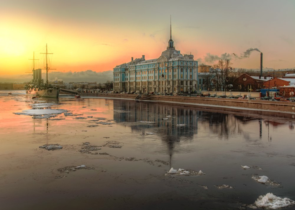 На берегах Невы - Санкт-Петербург, Нева, Мороз, Зима, Россия, Фото, Природа, Надо съездить, Длиннопост