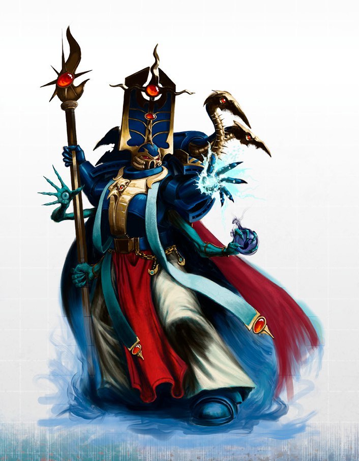 The main thing in our business is a stylish kokoshnik - Warhammer 40k, Thousand Sons, Rubric marines, Terminator, Sorcerer