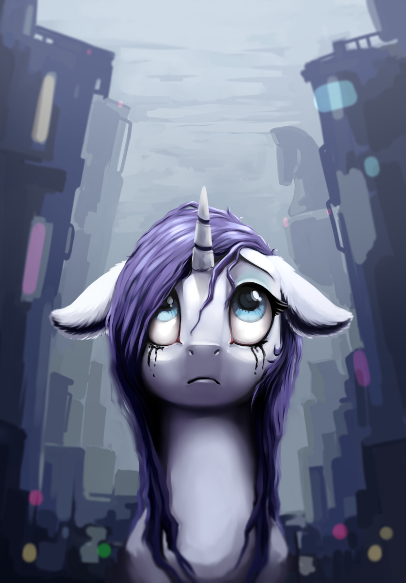 I let you down... - My little pony, Rarity, PonyArt