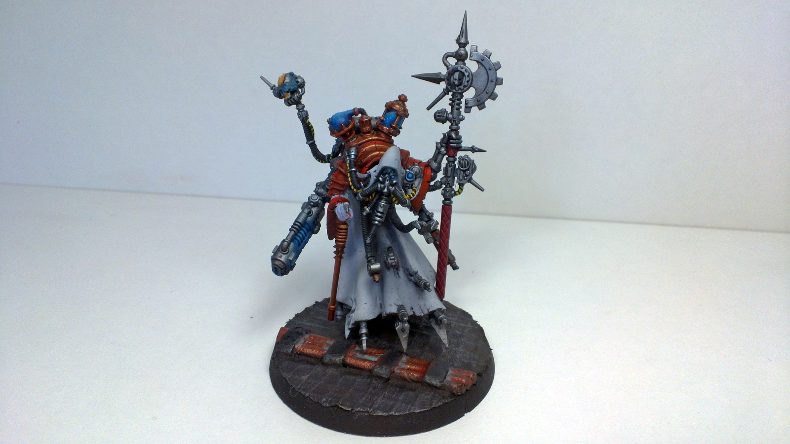 Adeptus Mechanicus Tech-Priest Dominus - My, Warhammer 40k, Miniature, paint, Painting, Adeptus Mechanicus, Longpost