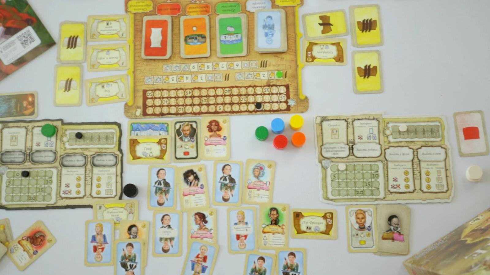 HERITAGE: THE WILL OF THE DUKE DE CRESSY. Board game review - My, Board games, Entertainment, Hobby, Youtube, , Video, Longpost, 