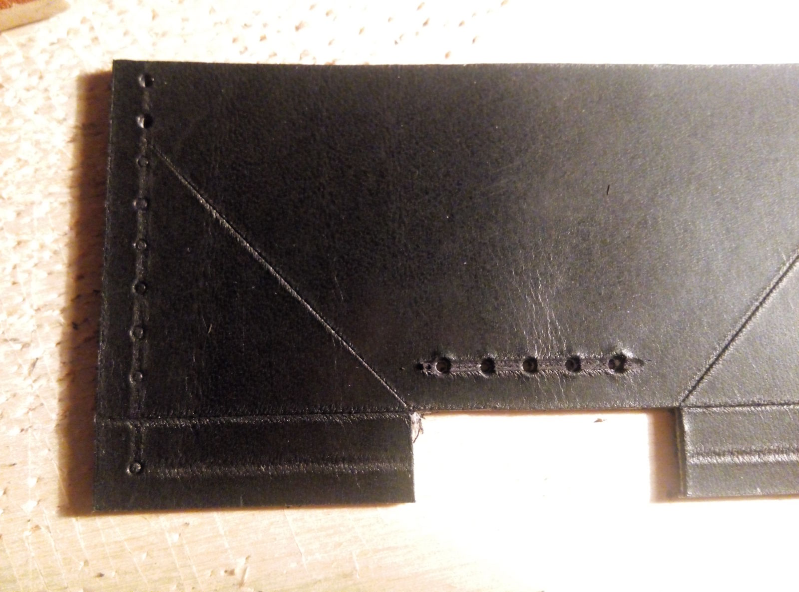 Italian leather wallet with 4 card slots and coin pocket - My, Leather, , Handmade, Leather products, Wallet, Longpost