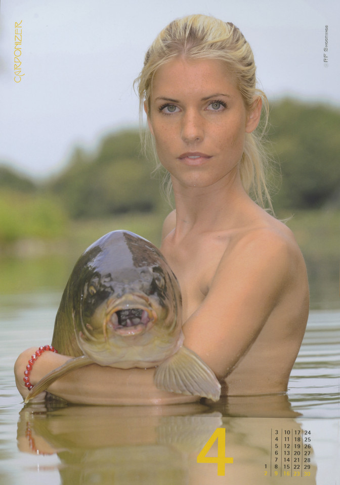 Erotic calendar with carps released in Germany - Carp, The calendar, Germany, Longpost