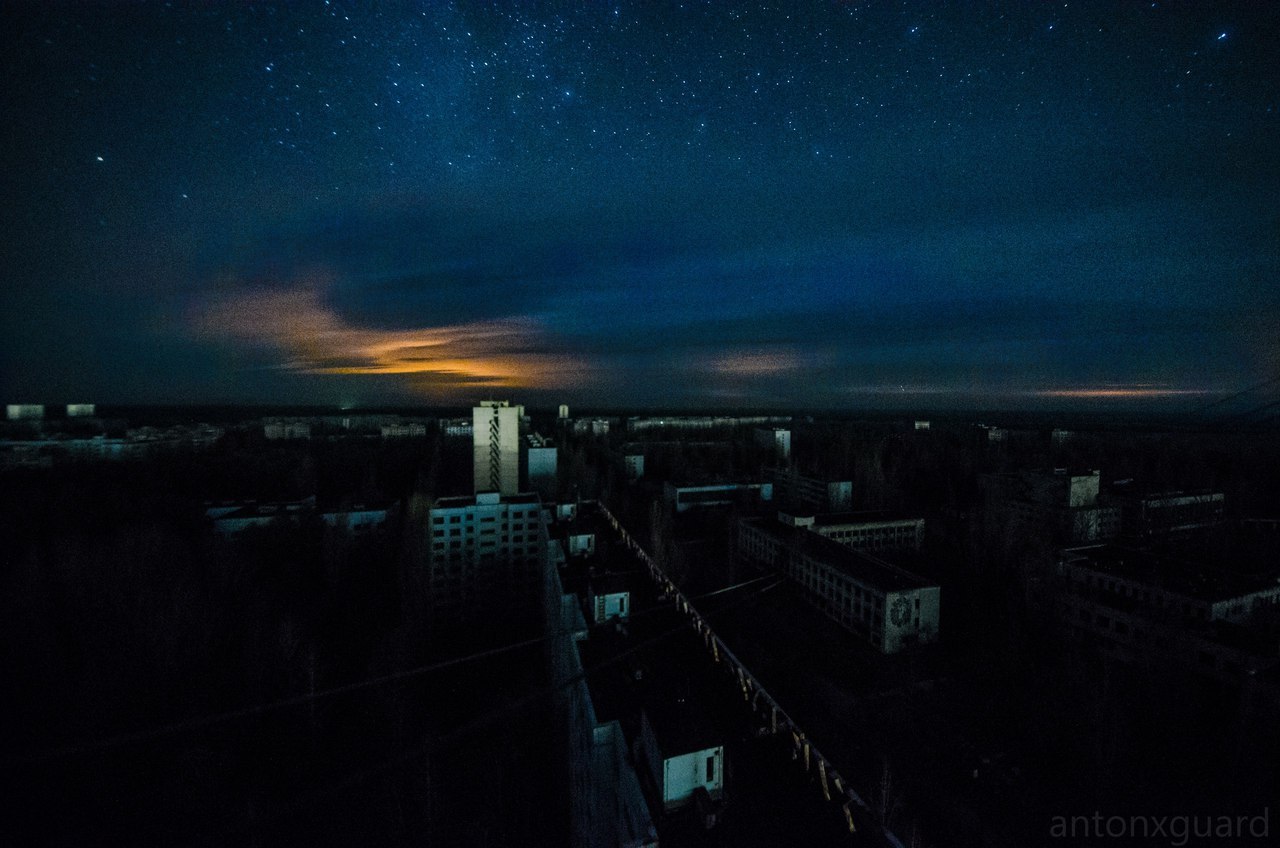 Night in ChEZ - beauty, Romance, Night, Zuo, Pripyat, Longpost