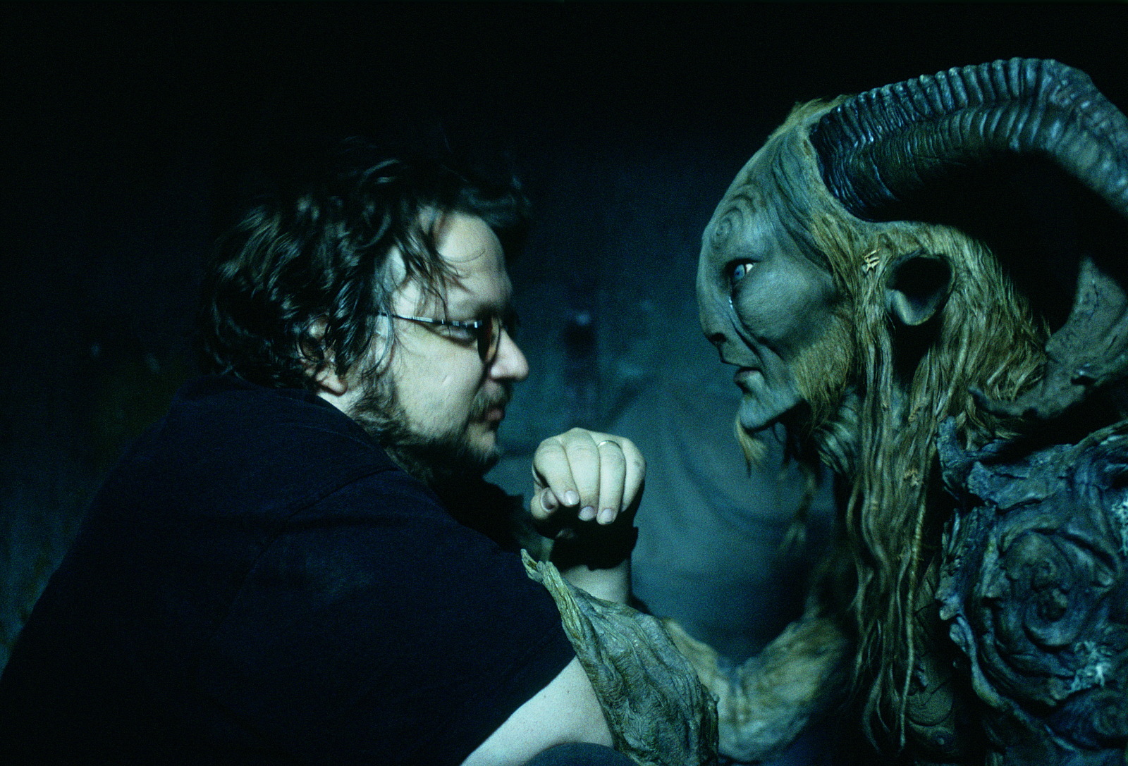 Behind the scenes of Pan's Labyrinth - Movies, Behind the scenes, Labyrinth of the Faun, Guillermo del Toro, Doug Jones, Ivana Baquero, Photos from filming, Longpost