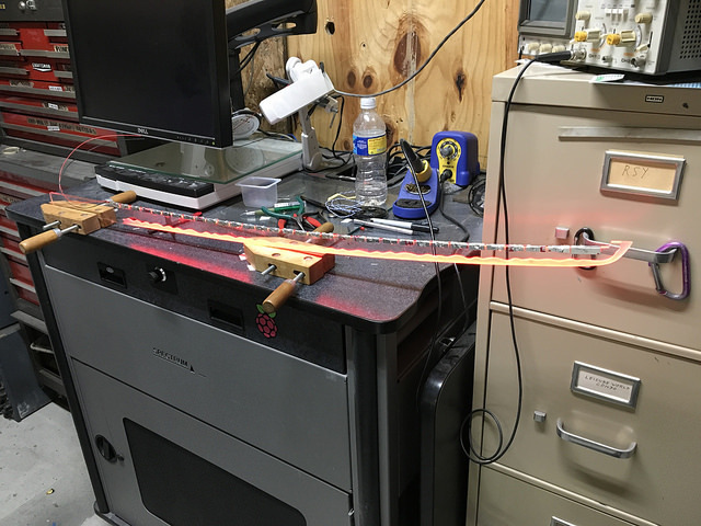 Laser sword by Jeff Church - Sword, Longpost, Creation, Backlight, Craft