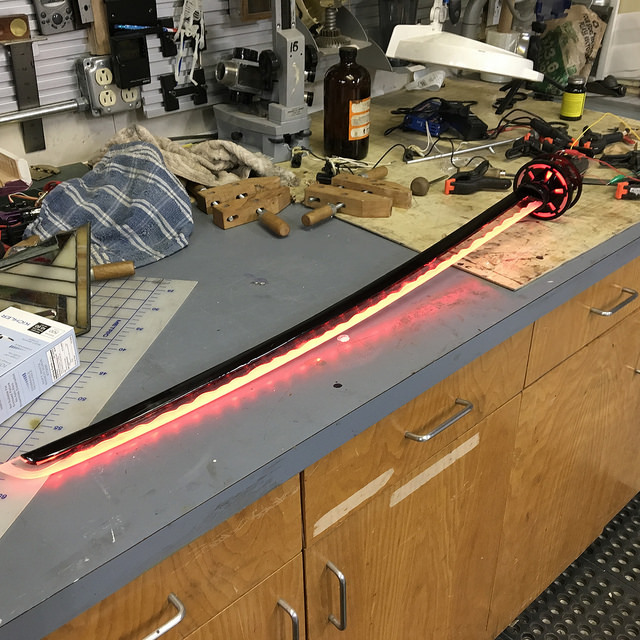 Laser sword by Jeff Church - Sword, Longpost, Creation, Backlight, Craft