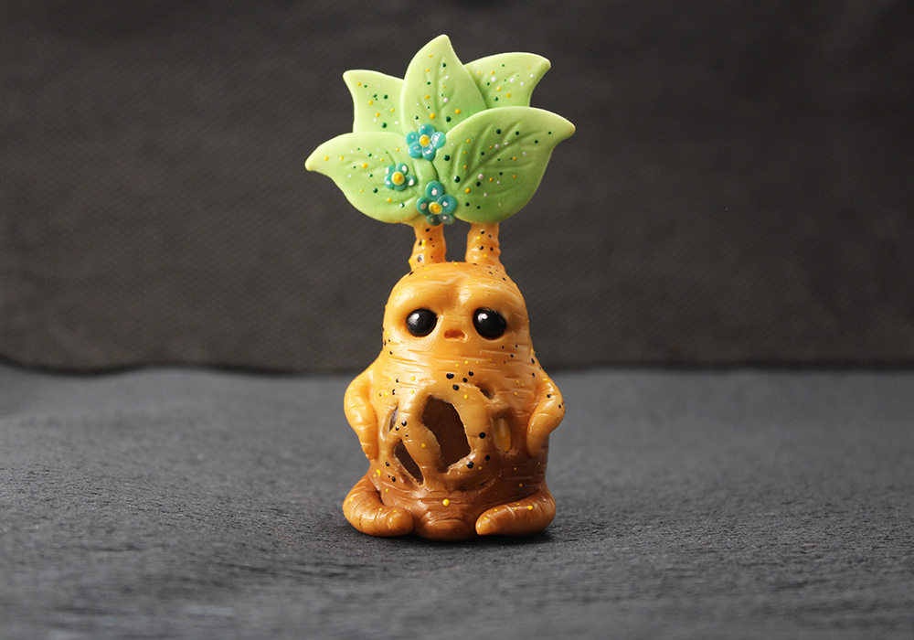 Mandrake Roots - My, Needlework, Polymer clay, Creation, Harry Potter, With your own hands, Fantasy, Figurines, Pendant, Longpost