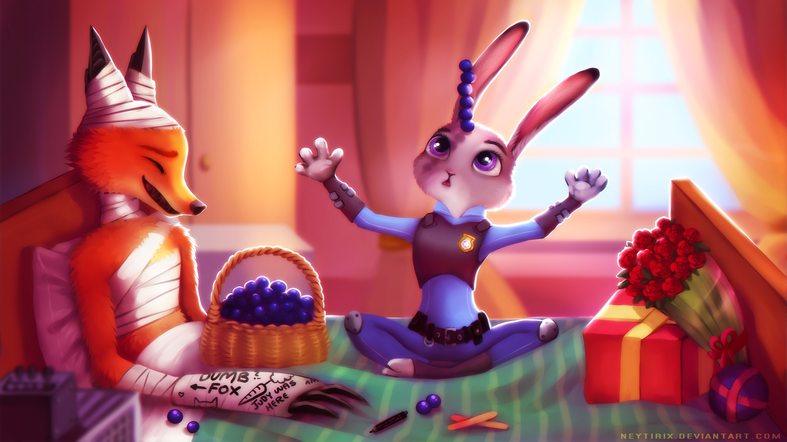 Cyborgization. - Zootopia, Zootopia, Nick and Judy, Neytirix