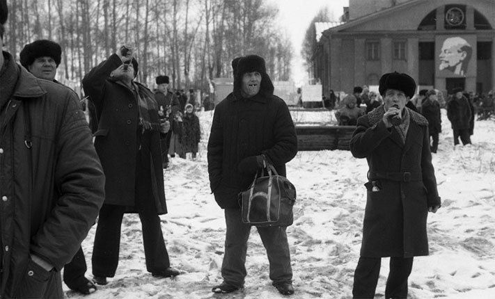 After the holiday - the USSR, Photo, Black and white, Alcohol