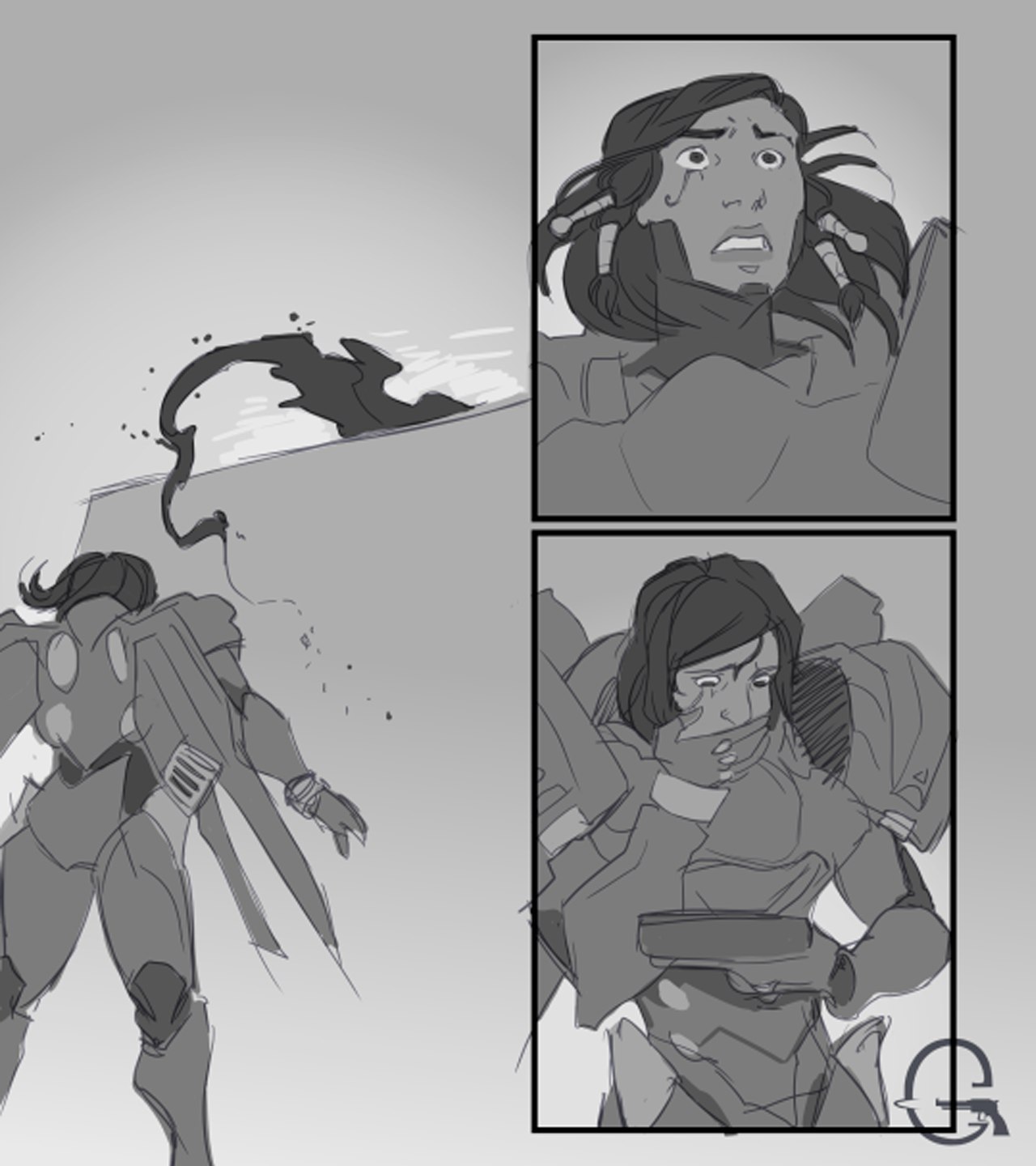 This is our secret... (part 2) - Overwatch, Reaper, Pharah, Comics, Longpost