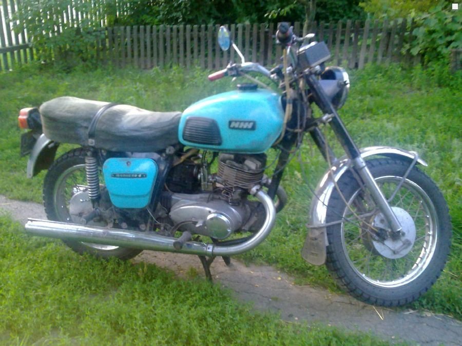 Grandpa's motorcycle. - My, Moto, Neighbours, What to do, Bombing