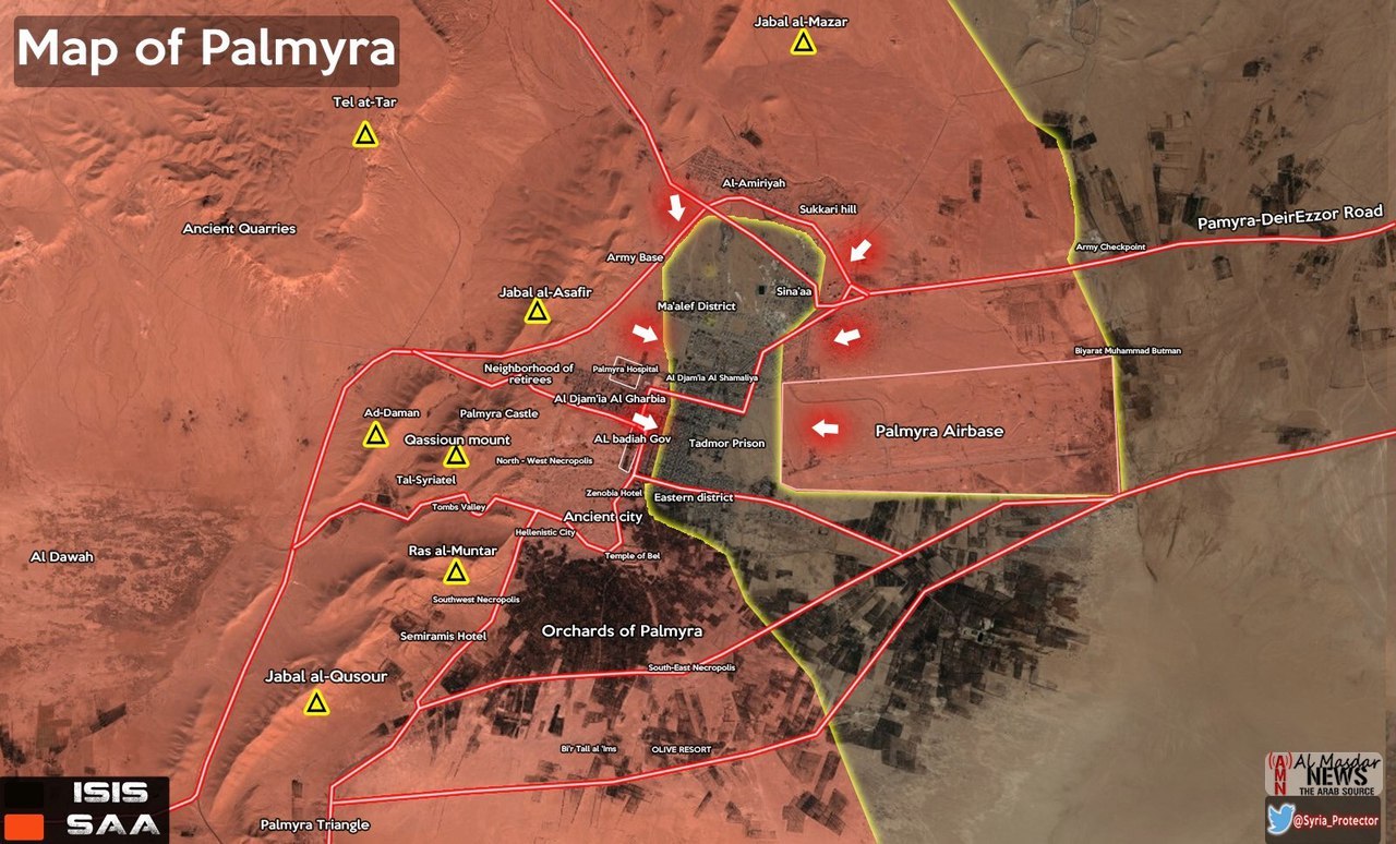 We remember how the SAA and the allies liberated Palmyra and compare it with the current terrorist offensive! - Syria, Palmyra, , , Bashar al-Assad, War in Syria, Politics, Longpost