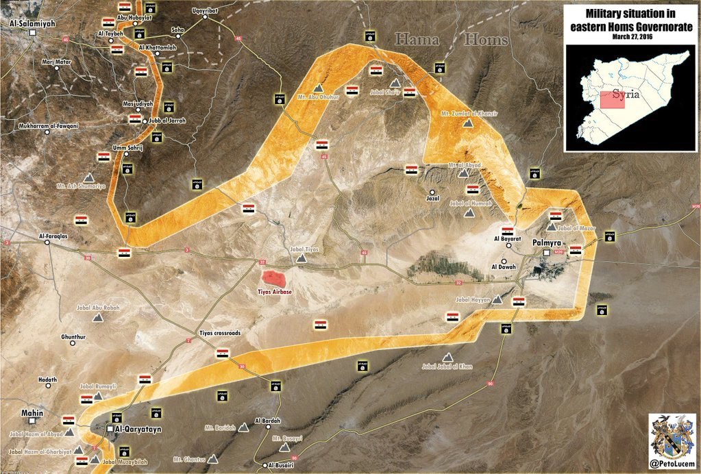 We remember how the SAA and the allies liberated Palmyra and compare it with the current terrorist offensive! - Syria, Palmyra, , , Bashar al-Assad, War in Syria, Politics, Longpost