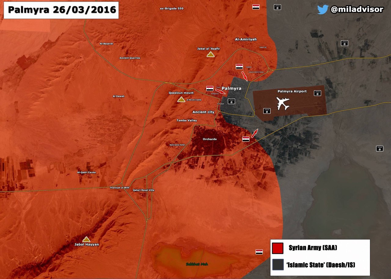 We remember how the SAA and the allies liberated Palmyra and compare it with the current terrorist offensive! - Syria, Palmyra, , , Bashar al-Assad, War in Syria, Politics, Longpost