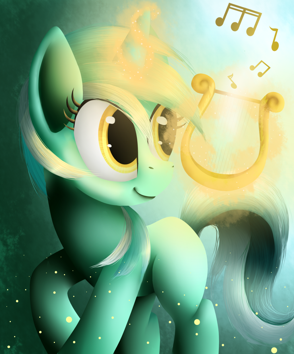 Music Around Us - DeviantArt, My Little Pony, Арт, Lyra Heartstrings