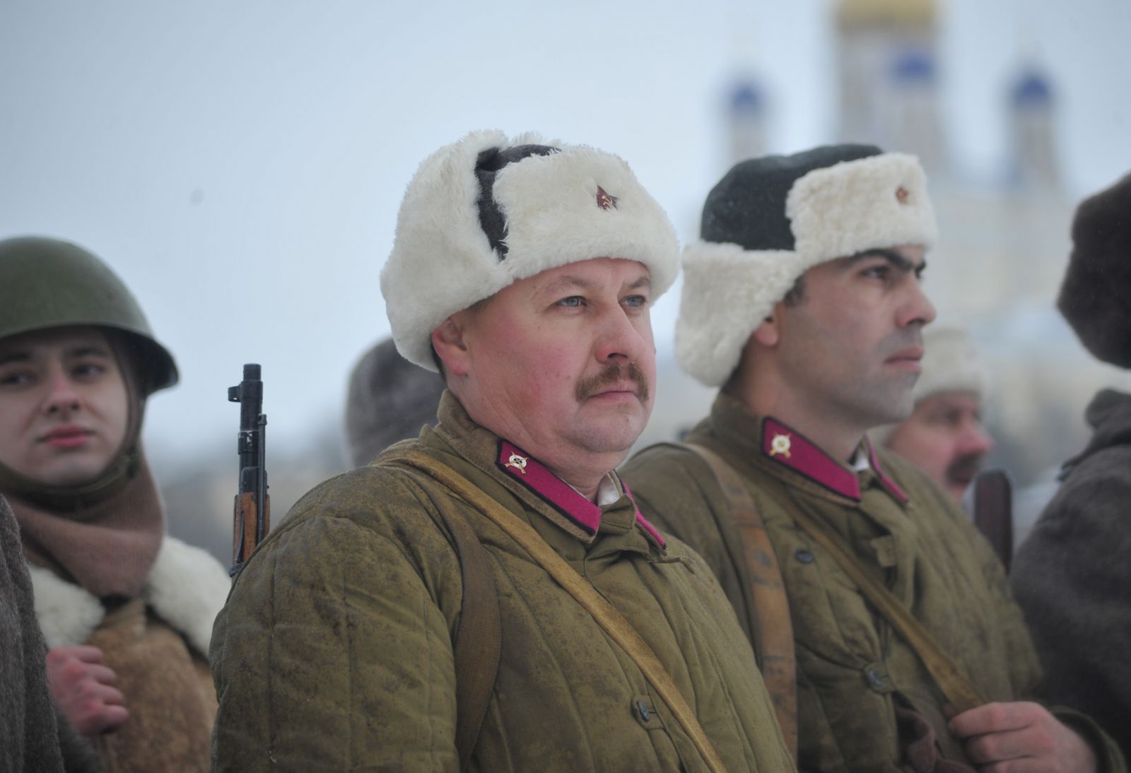 Реконструкторы устроили городские бои в Ельце. | Пикабу