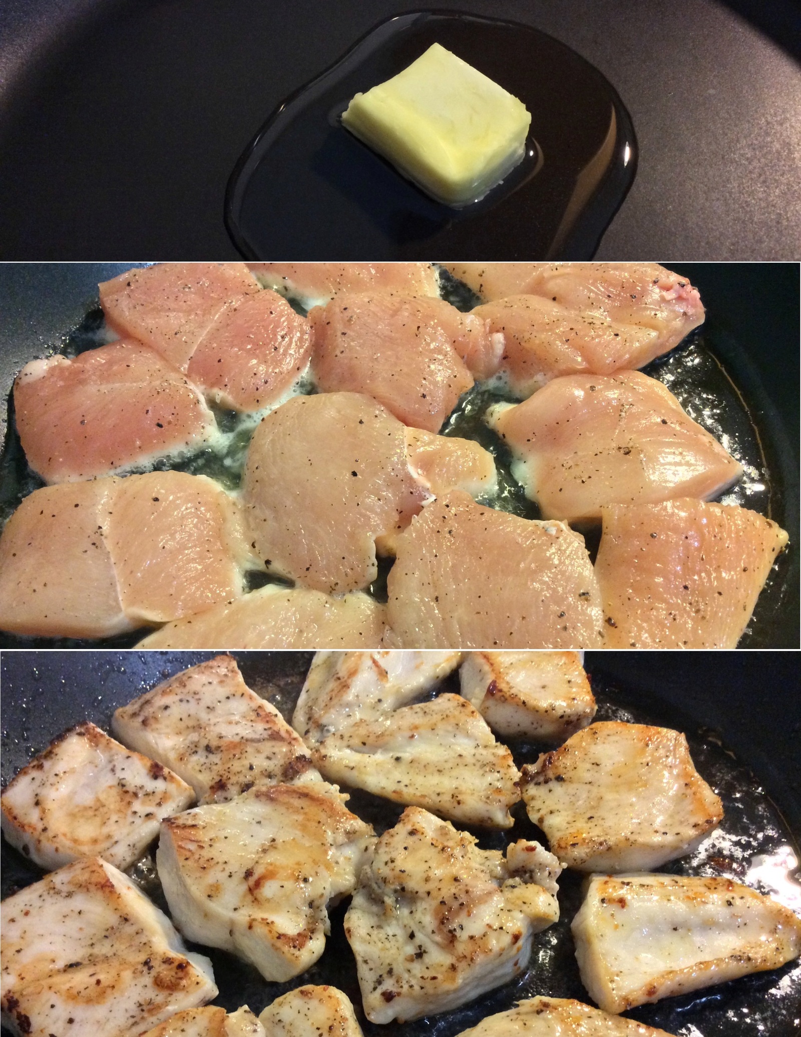 Chicken with creamy mushroom sauce - My, Longpost, Recipe, Cooking, Hen, Gordon Ramsay, GIF, MEPhI, NRNU MEPhI