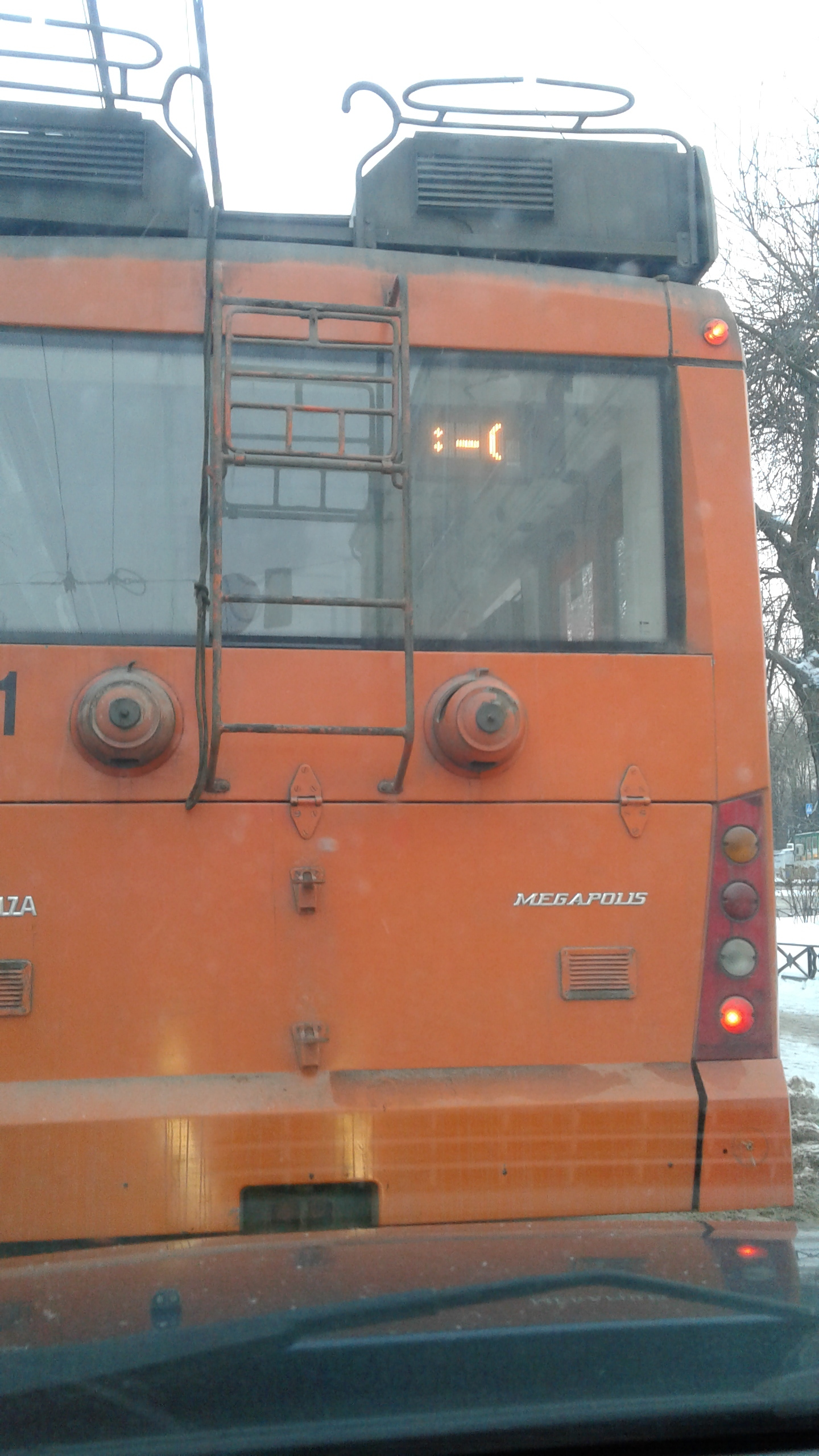 sad trolleybus - My, Work days, Sadness