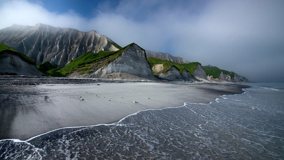 White rocks in Prostor Bay - Russia, South Kurils, Iturup, Open spaces, The rocks, Japanese, Sakhalin Region, Gotta go, Longpost