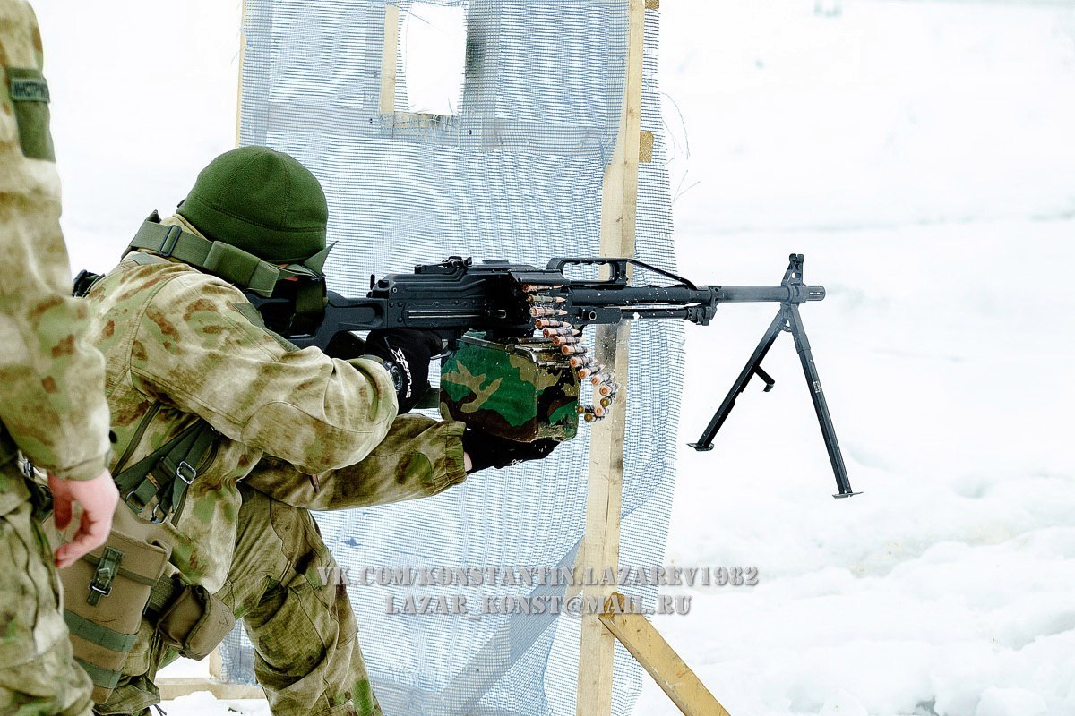 Machine guns and machine gunners of the special forces of the internal troops - Submachine gun, Pechenegs, Kalashnikov machine gun, , Photo, Special Forces, BB, Longpost