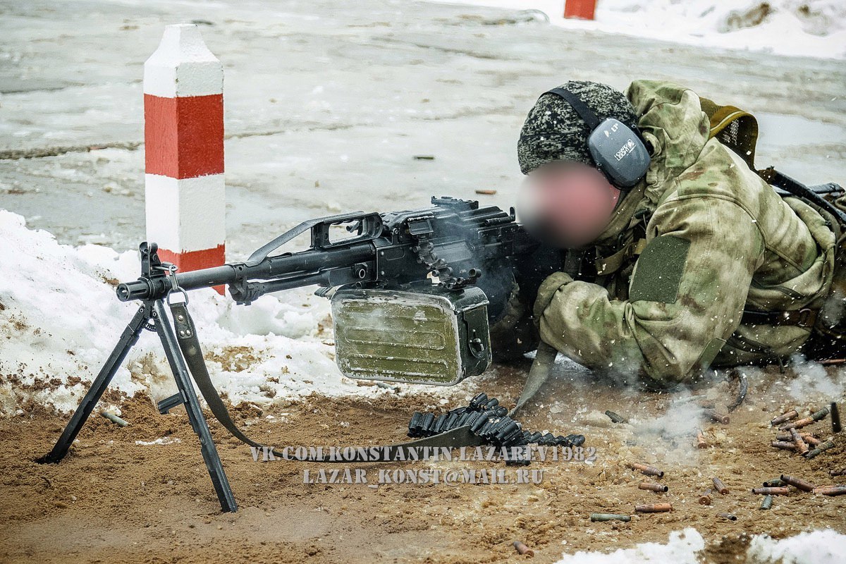 Machine guns and machine gunners of the special forces of the internal troops - Submachine gun, Pechenegs, Kalashnikov machine gun, , Photo, Special Forces, BB, Longpost