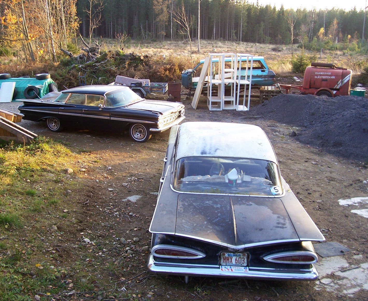 Small photo post Dad's Garage - My, Auto, Garage, Wreck, , Ford, Dodge, Chevrolet, Longpost, Muscle car