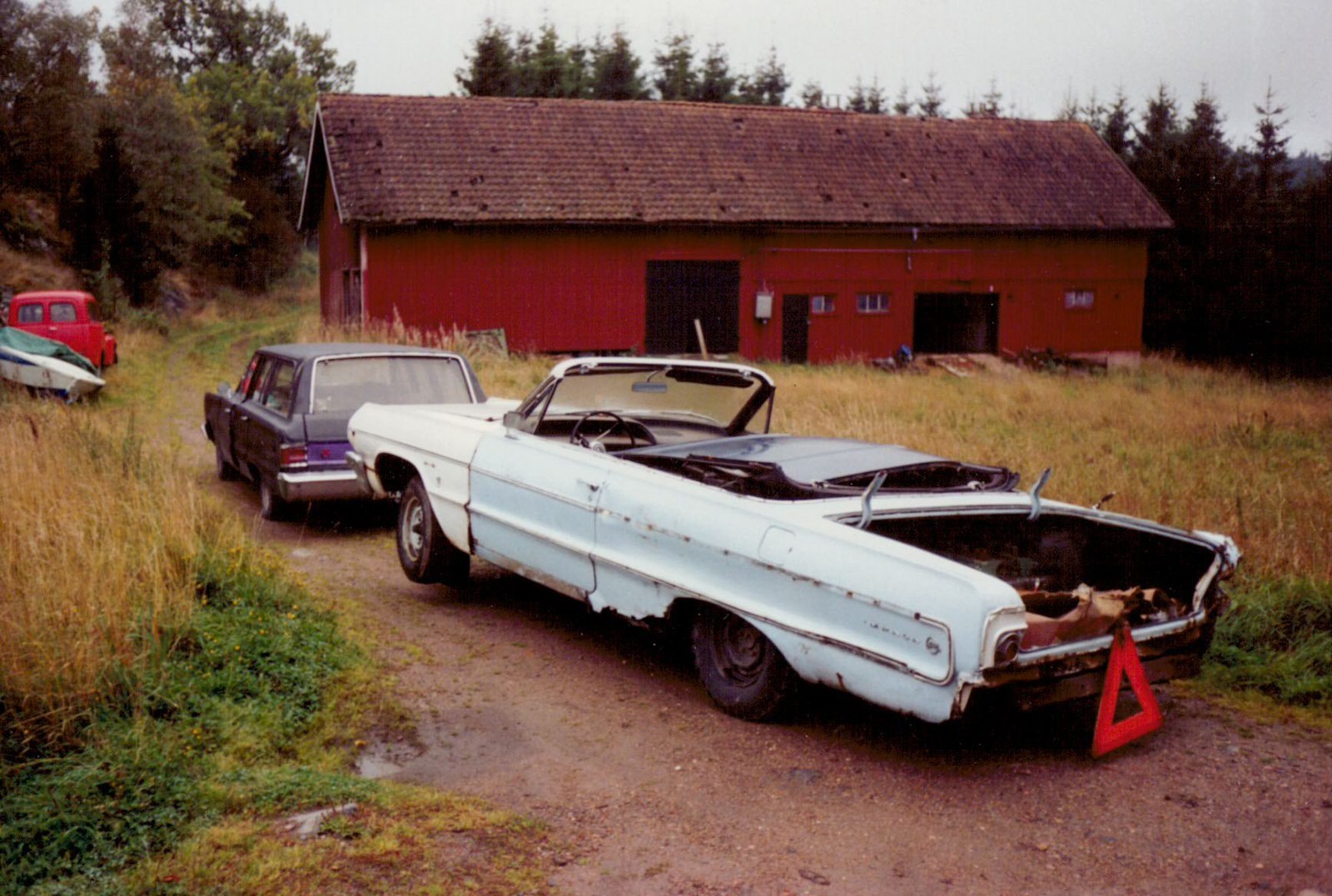 Small photo post Dad's Garage - My, Auto, Garage, Wreck, , Ford, Dodge, Chevrolet, Longpost, Muscle car