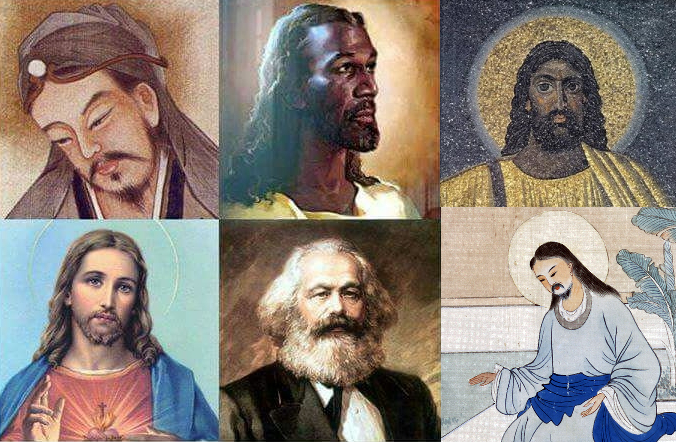 How Jesus is represented by different cultural groups - Religion, Karl Marx, Communism, Jesus Christ