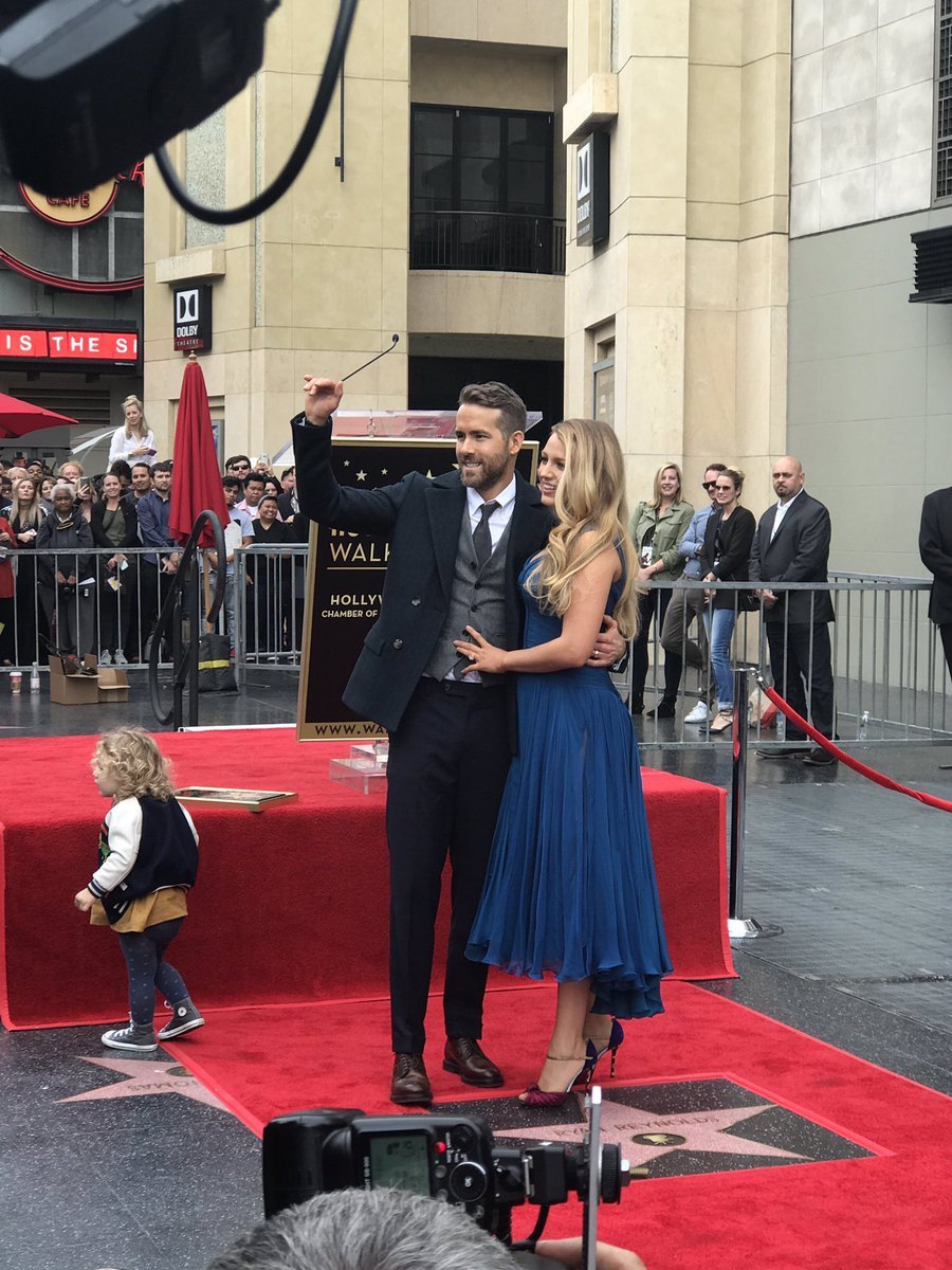 Ryan Reynolds Receives a Star on the Hollywood Walk of Fame - Ryan Reynolds, Glory, Actors and actresses, Longpost