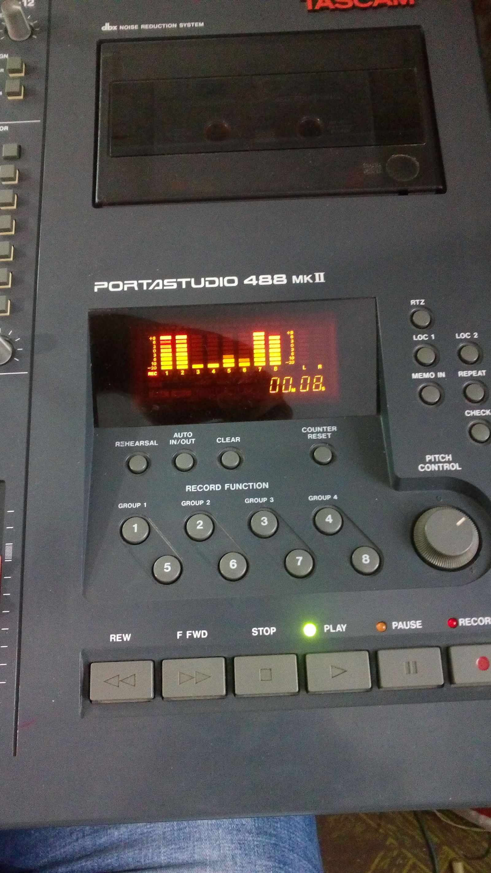 Ремонт Tascam portastudio 488 mkII - Моё, Студия, Звукозапись, Ремонт, Починиль, Длиннопост, Ремонт электроники